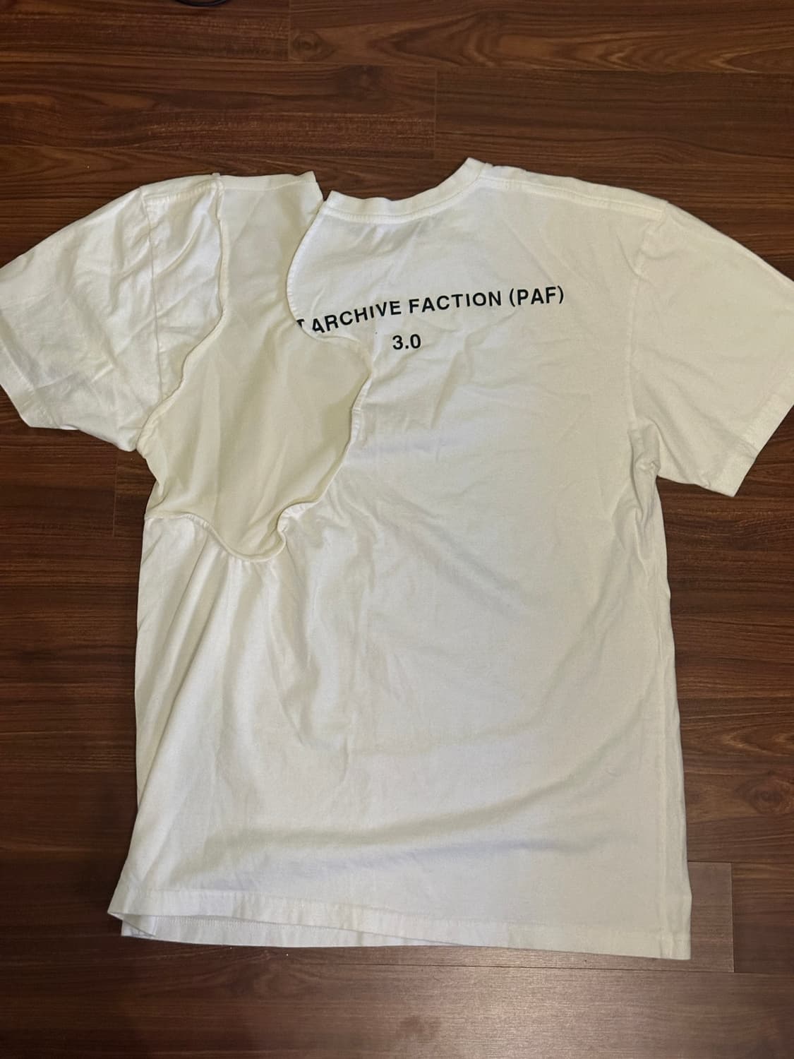 Post Archive Faction 3.0 1/2 Center T 상품이미지1