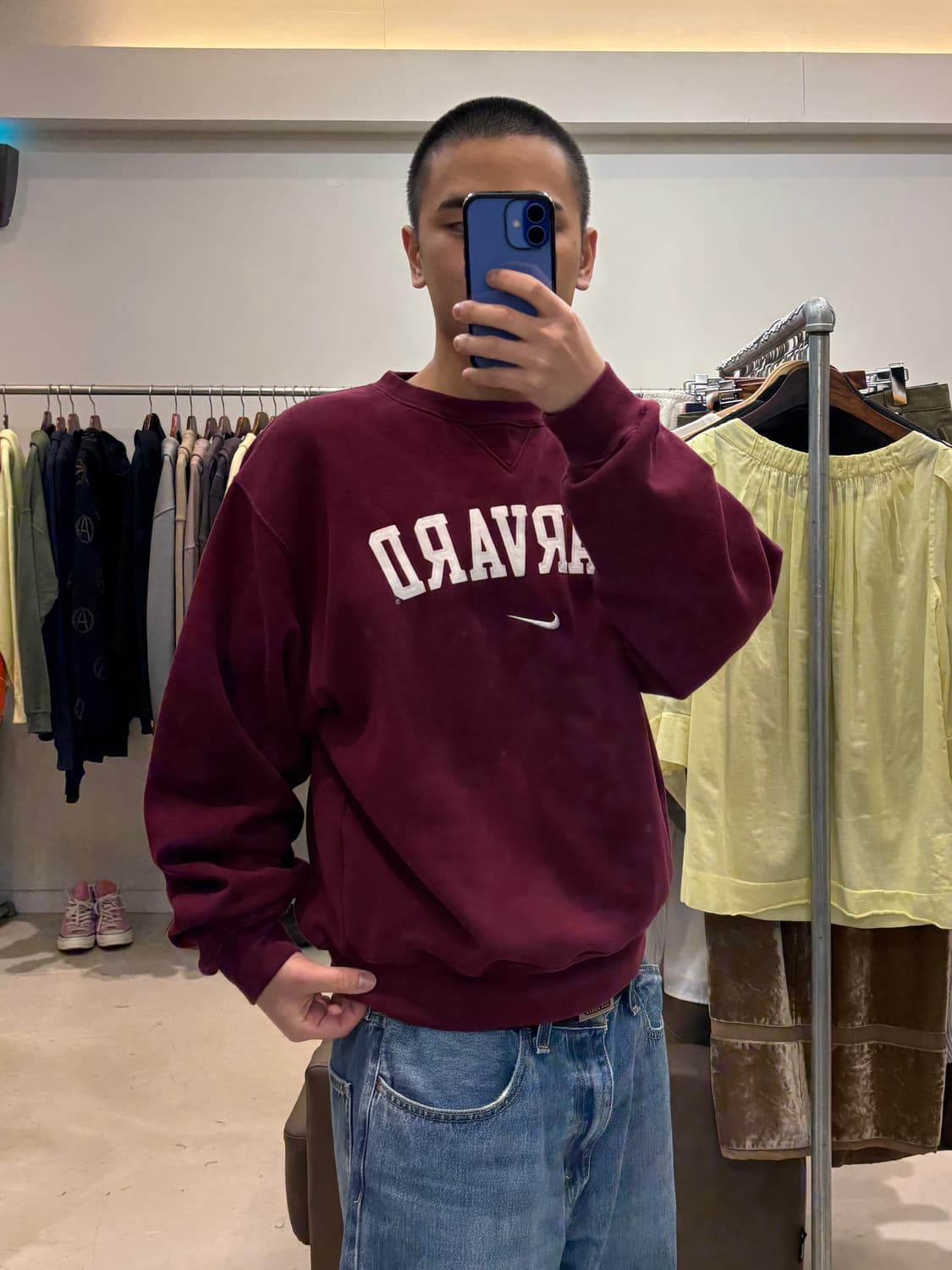 90s 나이키 하버드 맨투맨  상품이미지4