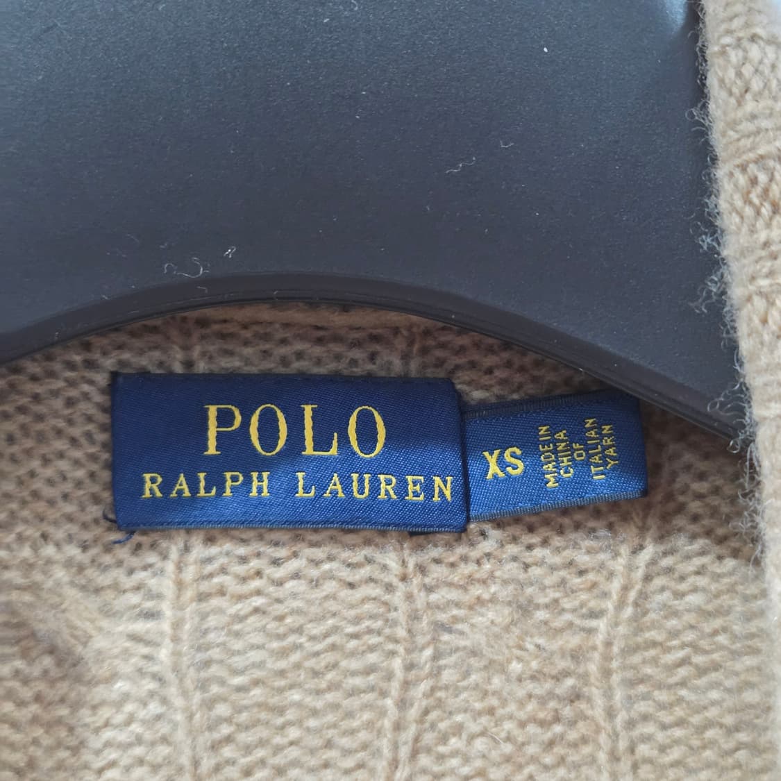 폴로랄프로렌 우먼 논버튼 케이블 캐시미어 블랜드 니트 롱가디건 XS  상품이미지2