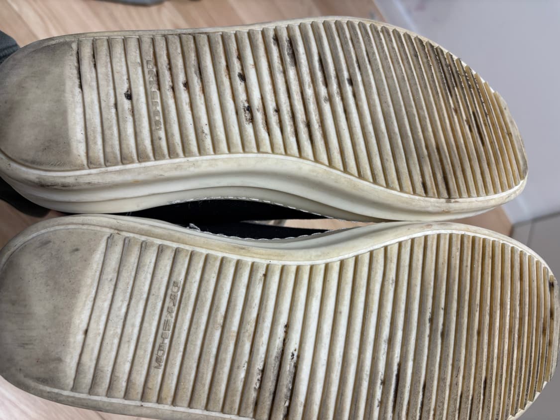 [265] 릭오웬스 다크쉐도우 빈티지 스니커즈 블랙/밀크 상품이미지9