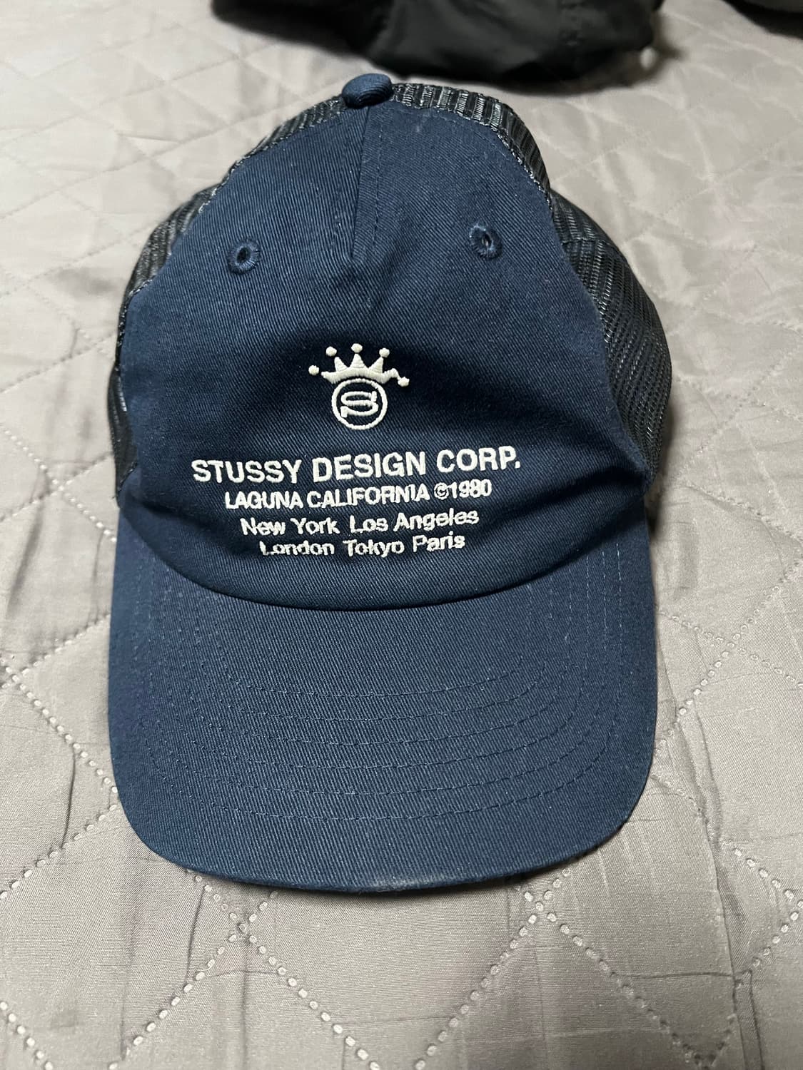 스투시 로우 프로파일 디자인 코프 트러커 스냅백 네이비 상품이미지2