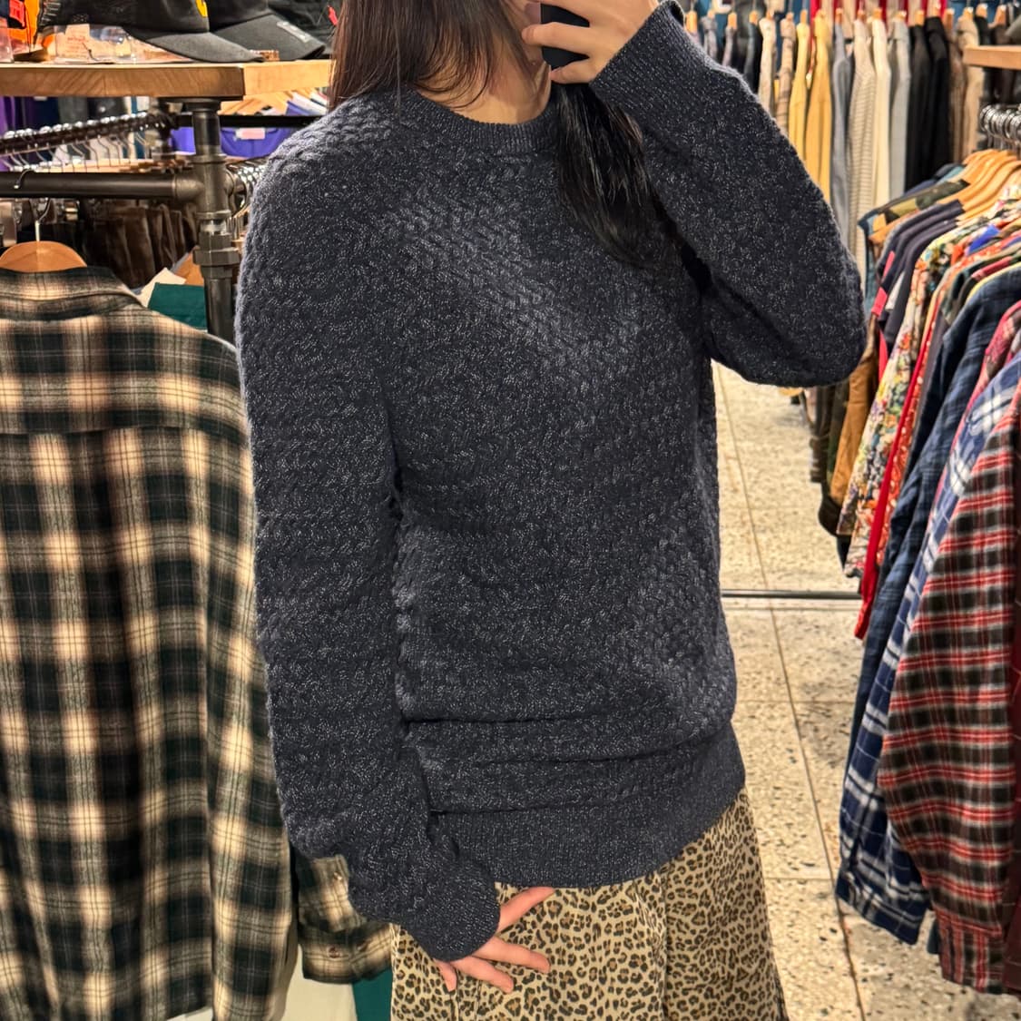 Barbour 바버 와플 니트 상품이미지2