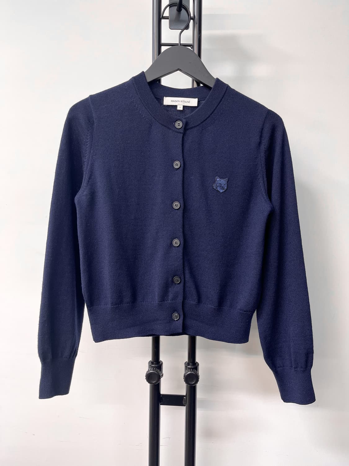 메종키츠네 24f/w 볼드 폭스 헤드 가디건 상품이미지1