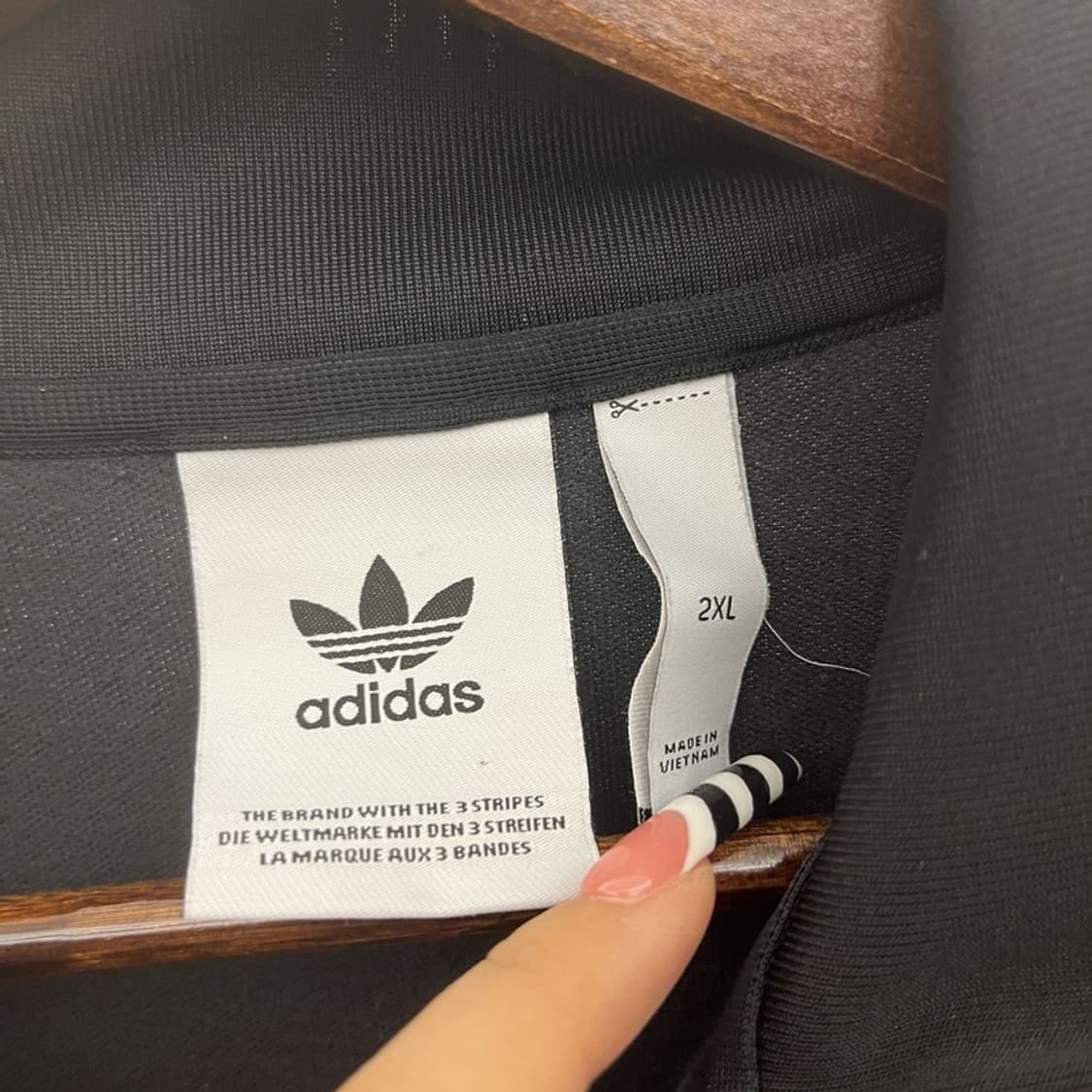 아디다스 베켄바우어 오리지널 캐주얼 져지 집업 2XL C10231 상품이미지5