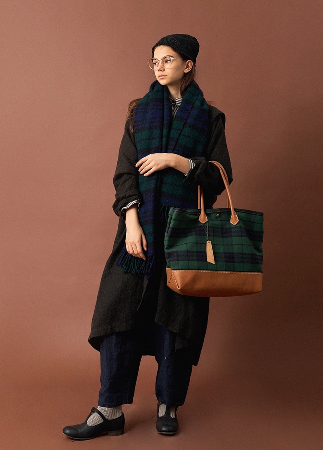 포디어웍스 블랙워치 베지터블 소가죽 토트백 상품이미지7