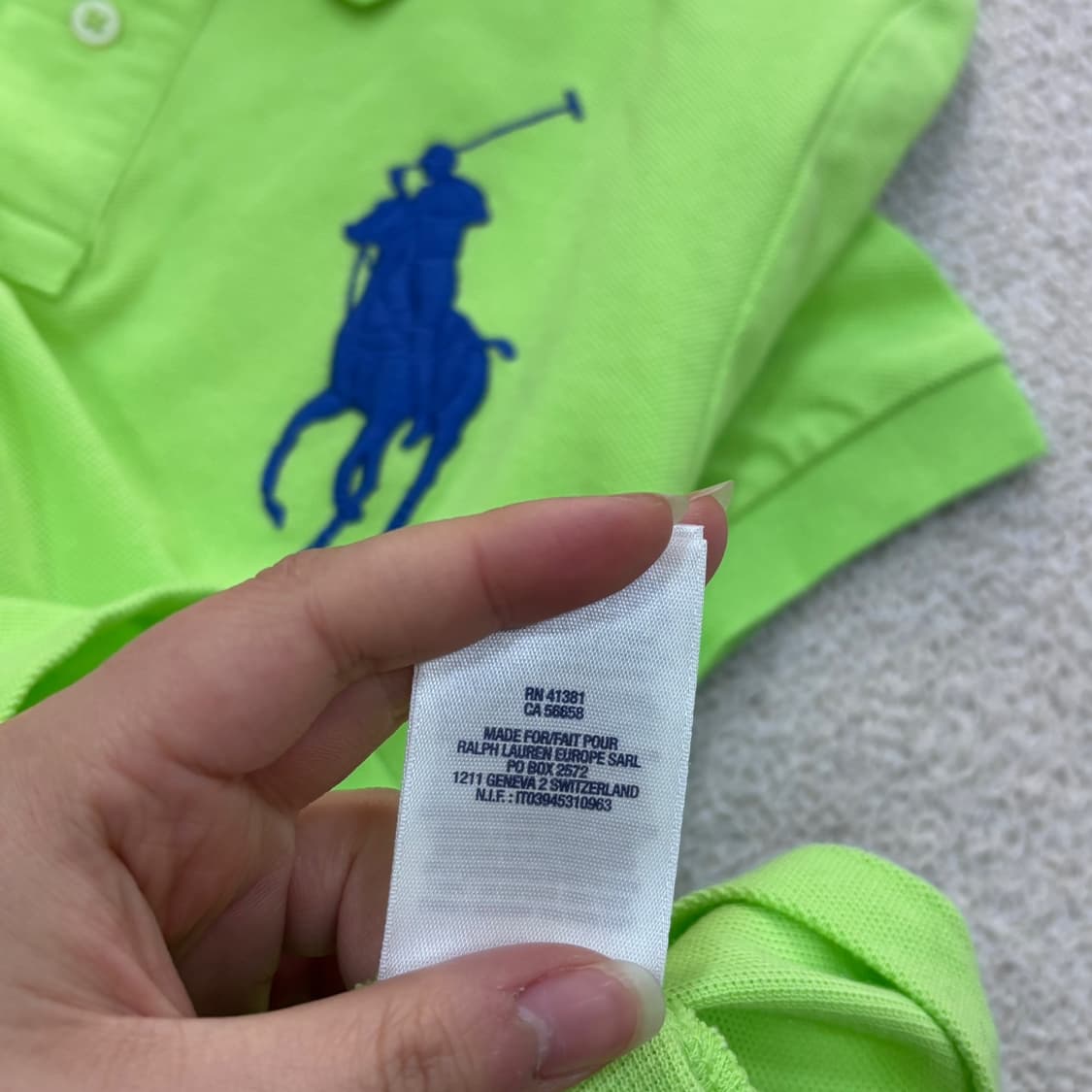 M 폴로랄프로렌 빅포니 반팔 카라 티셔츠 0403E 상품이미지4