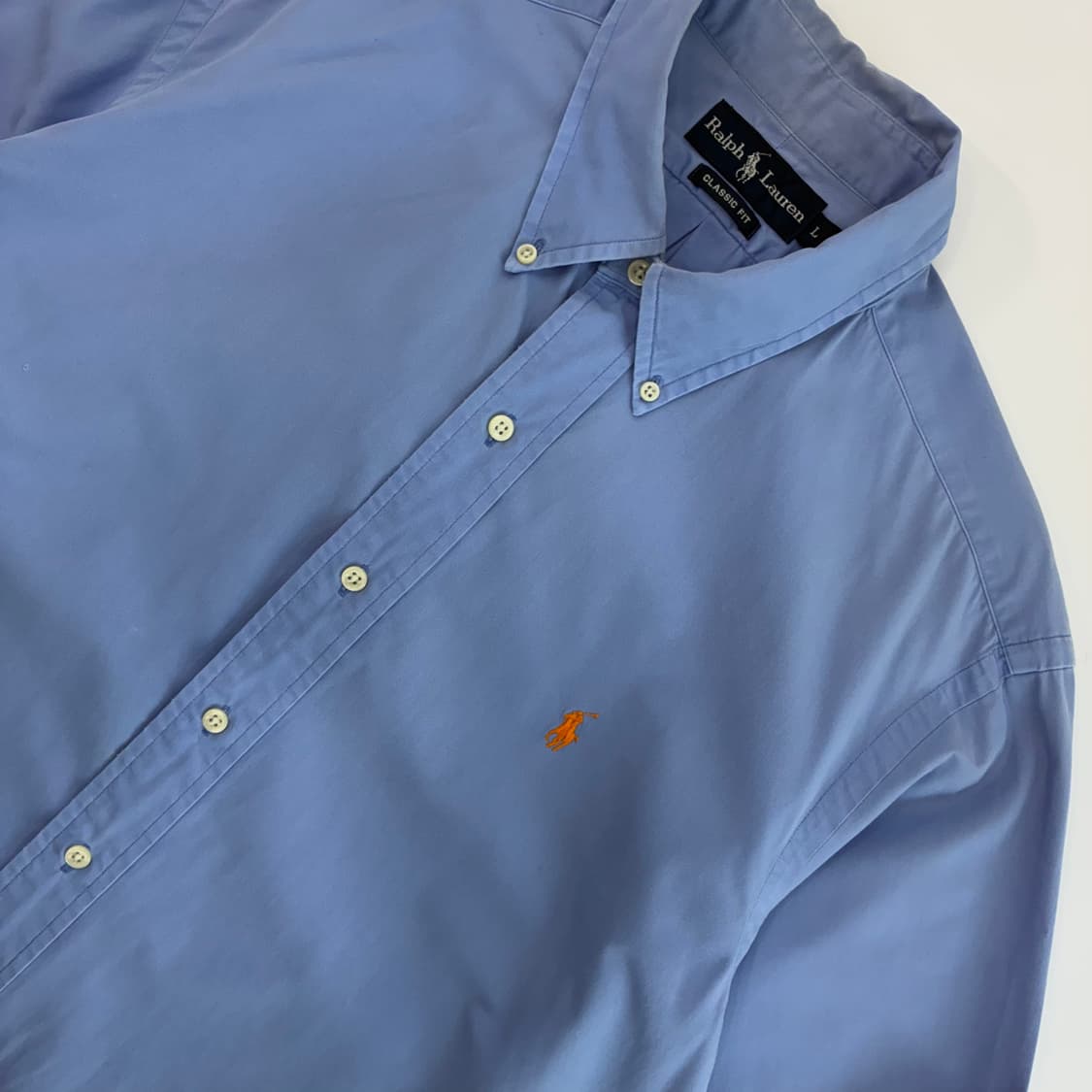 Polo 폴로 랄프로렌 다크 소라 옥스포드 셔츠 상품이미지3