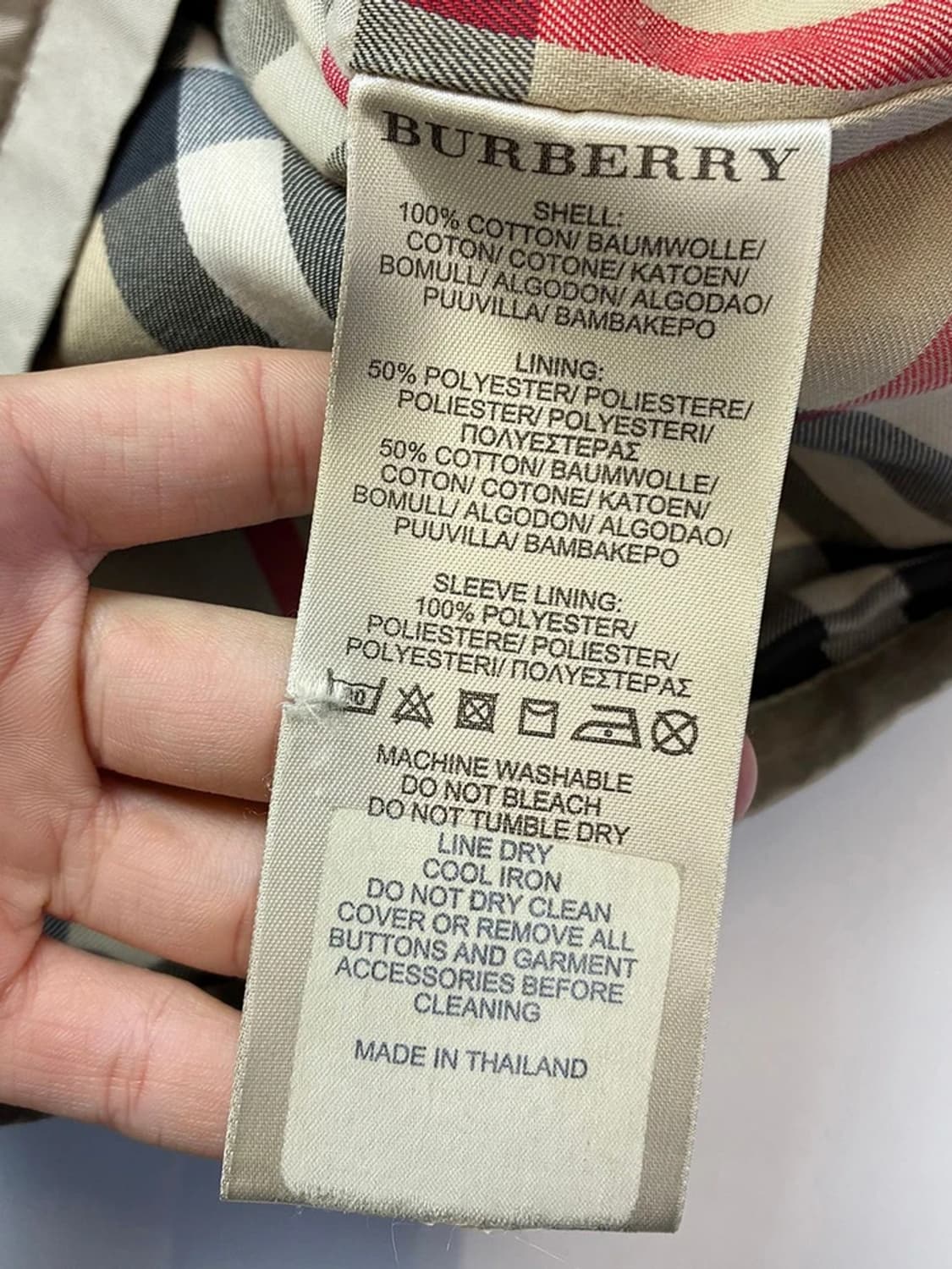 버버리 브릿 기마로고 코튼 블루종 자켓 PN5616    상품이미지8