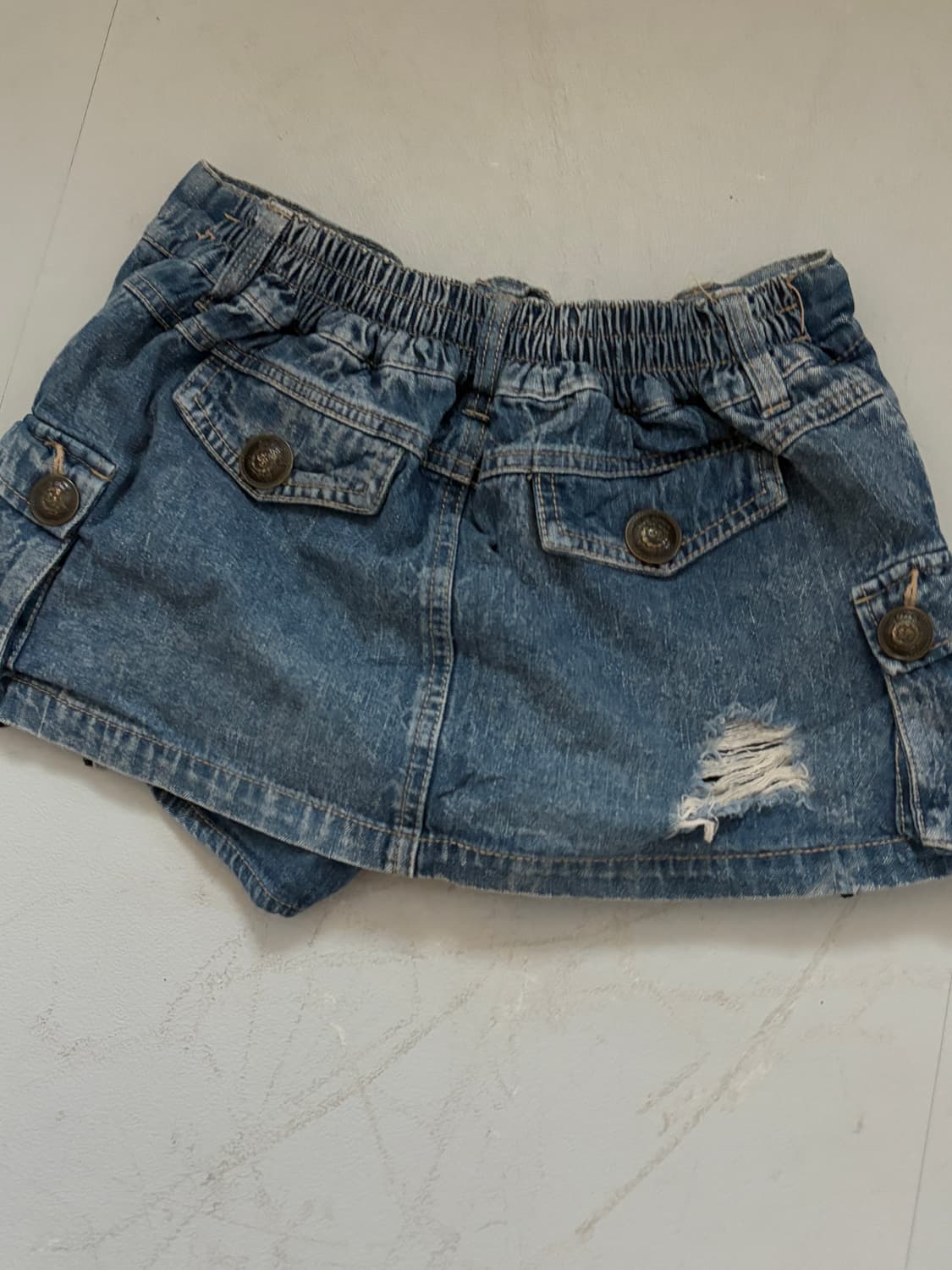 • denim detail shorts skirt 상품이미지7