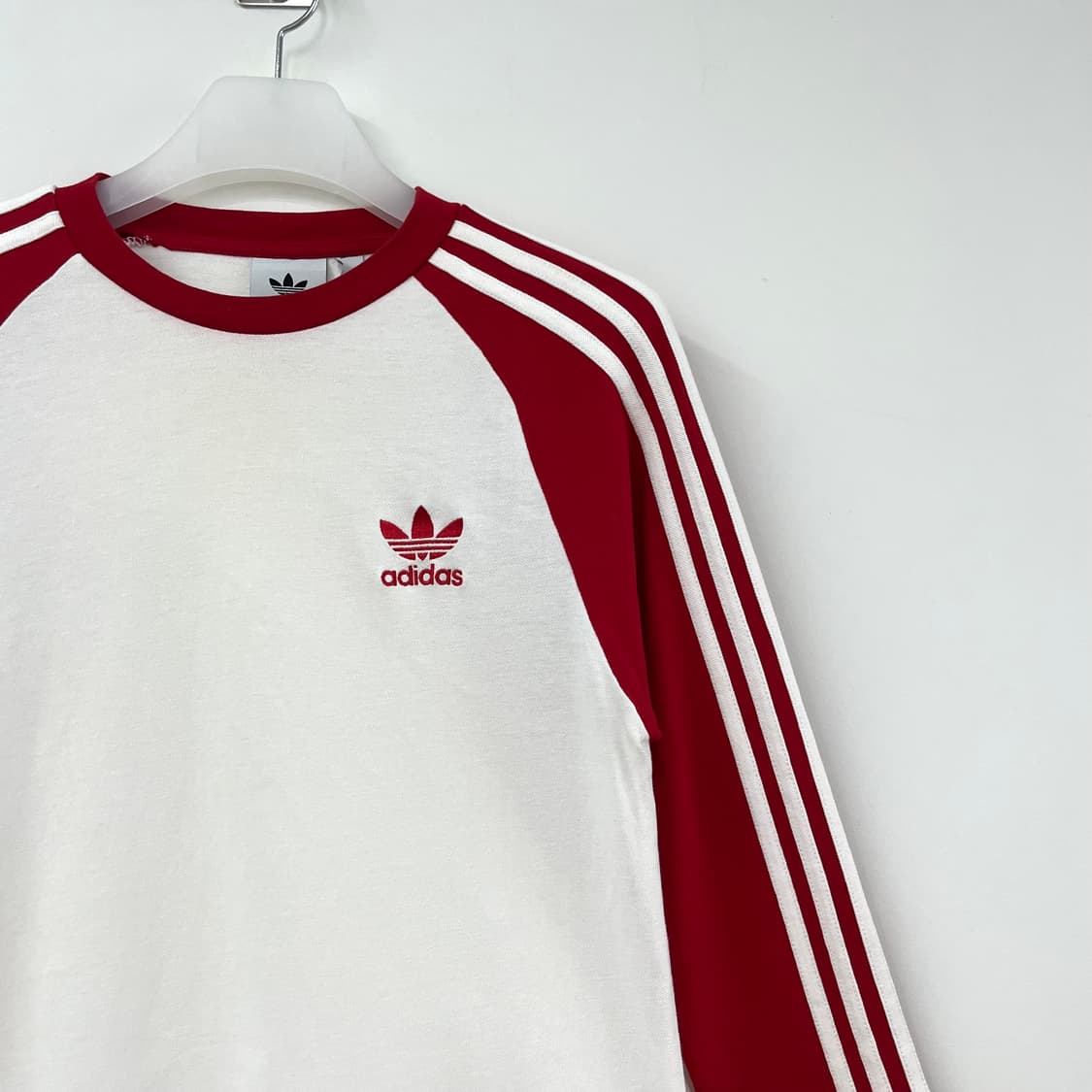 아디다스 레드 화이트 나그랑 롱슬리브 긴팔티 상품이미지4