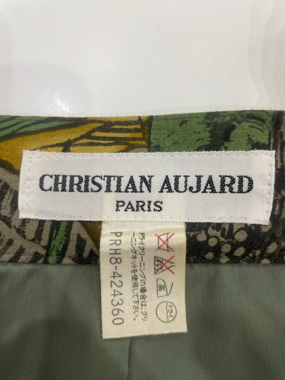 CHRISTIAN AUJARD 플라워 롱 스커트 상품이미지8