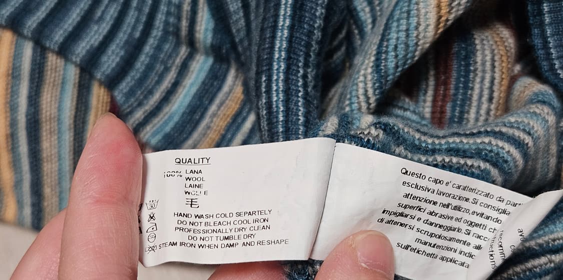 미쏘니 컬러풀 카라 니트/missoni 빈티지 니트 상품이미지10