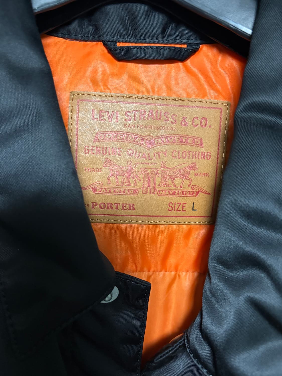 포터x리바이스 85주년 트러거자켓 팝니다 상품이미지9