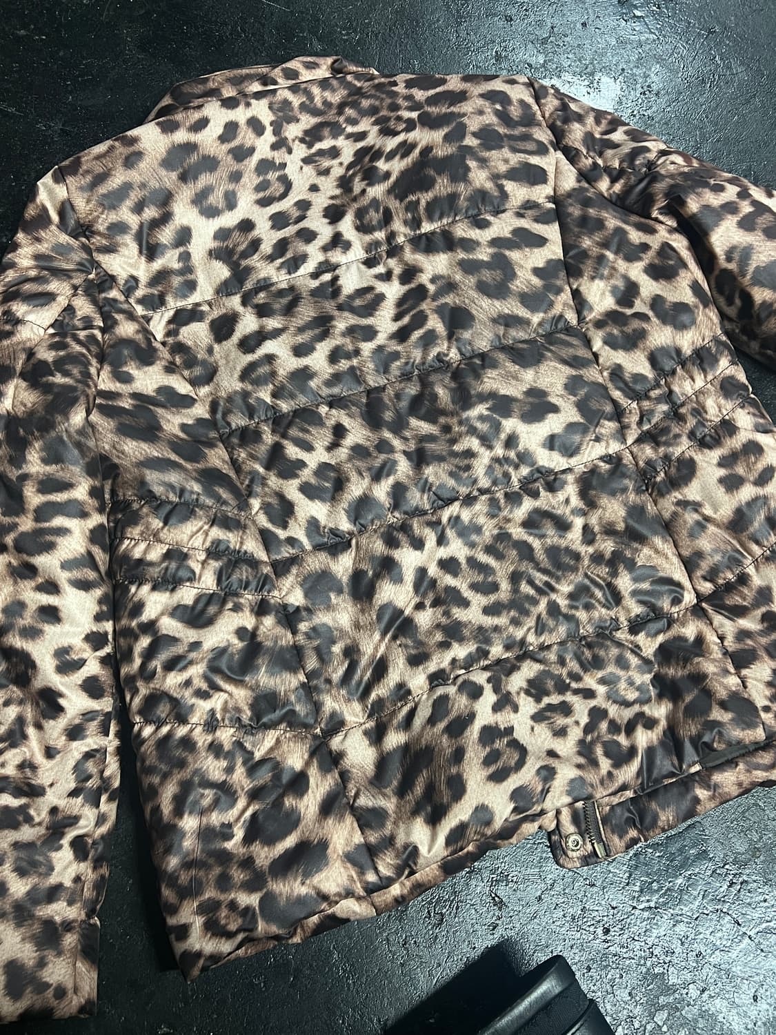 호피 패딩 점퍼 상품이미지4