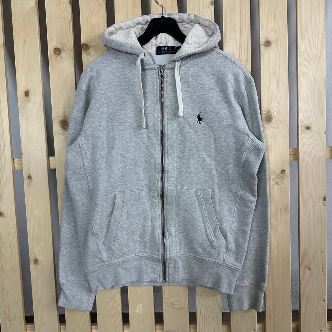 (M) 폴로 랄프로렌 써멀 그레이 후드집업 상품이미지1