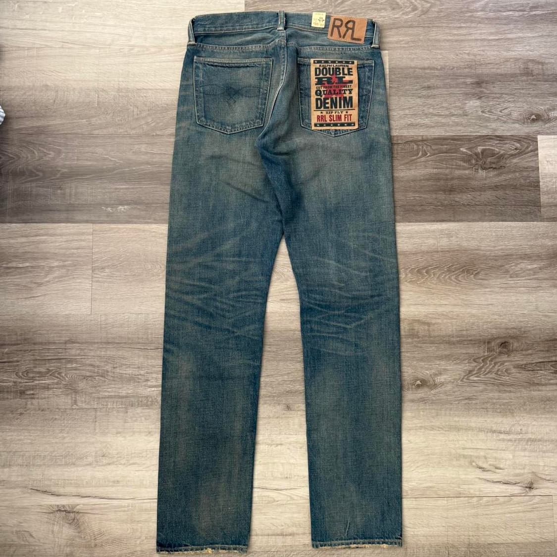 RRL 더블알엘 슬림 핏 셀비지 데님 상품이미지6