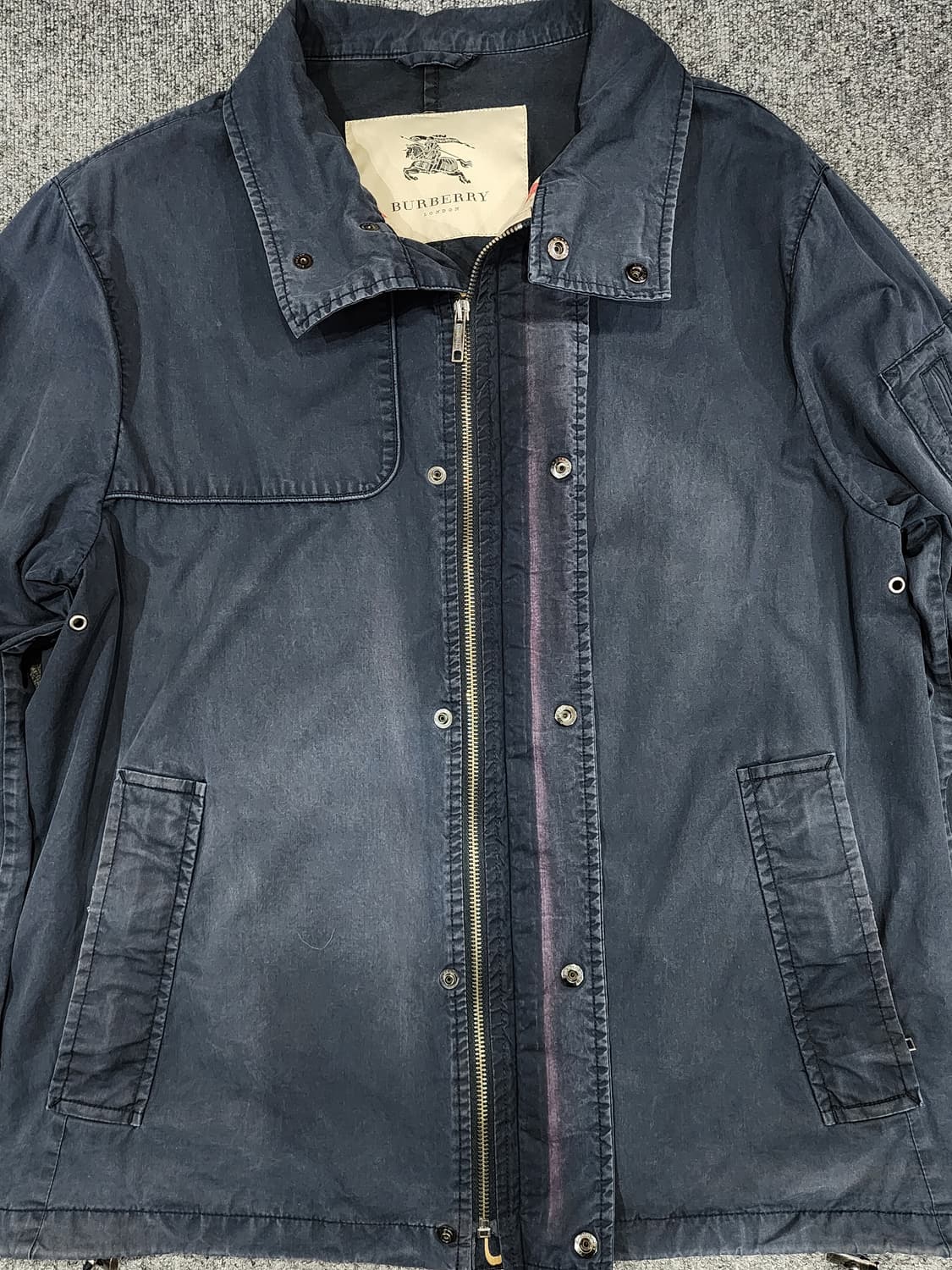 버버리 빈티지 아카이브 하이넥 자켓 M 상품이미지6