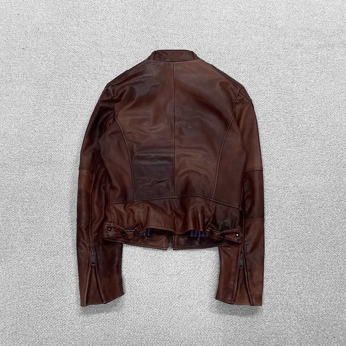 리바이스 우먼스 브라운 가죽 자켓 상품이미지2