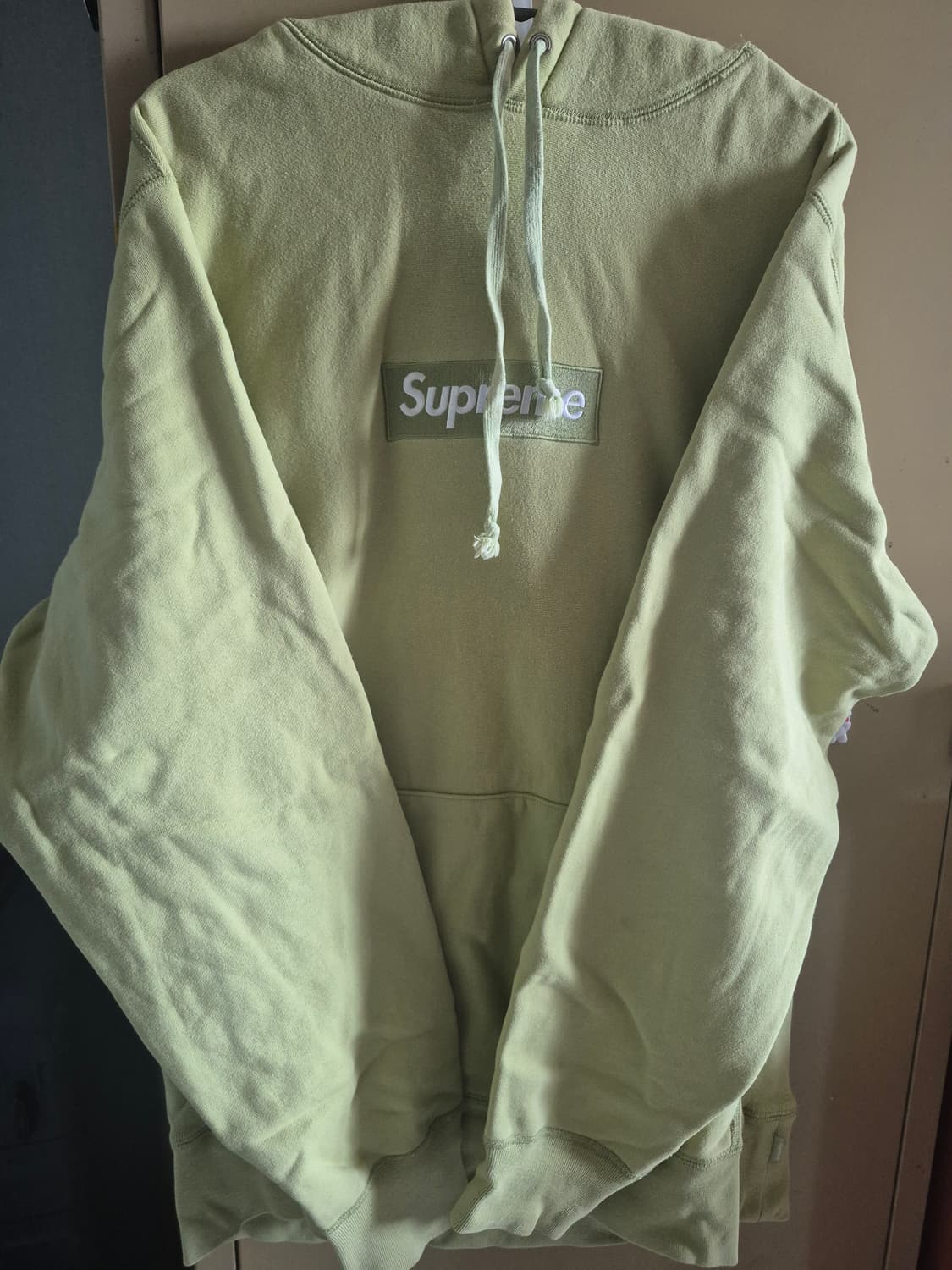슈프림 16FW 박스로고 후드티 세이지 XL 상품이미지2