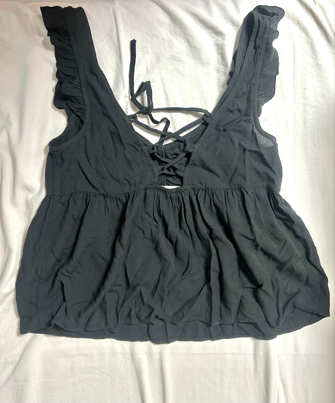 Brandy Melville Ruffle Top 상품이미지4
