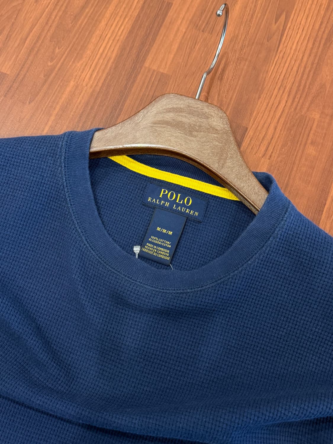 Polo ralph lauren 폴로 랄프로렌 와플 니트 스웻 (navy 상품이미지7