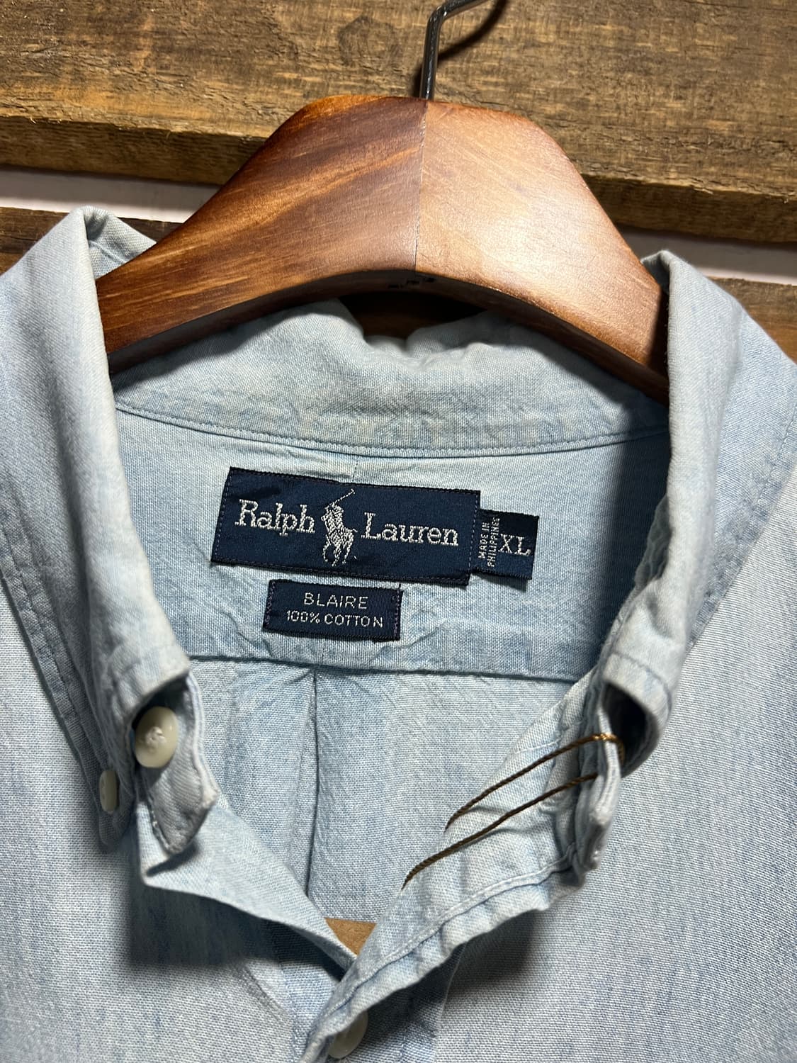 [XL]폴로 랄프로렌 BLAIRE 샴브레이 셔츠 상품이미지2
