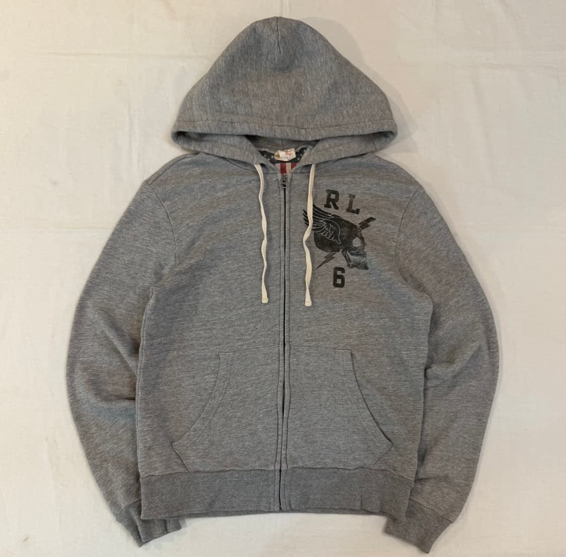 폴로 랄프로렌 데님앤서플라이 스컬 후드집업 그레이 상품이미지1