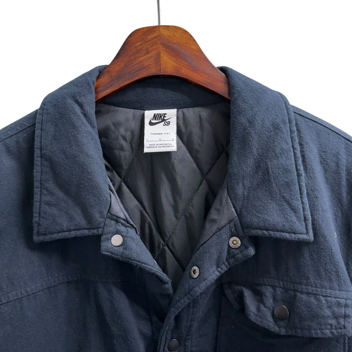 [L] 나이키SB 블랙 퀄팅 자켓 상품이미지5