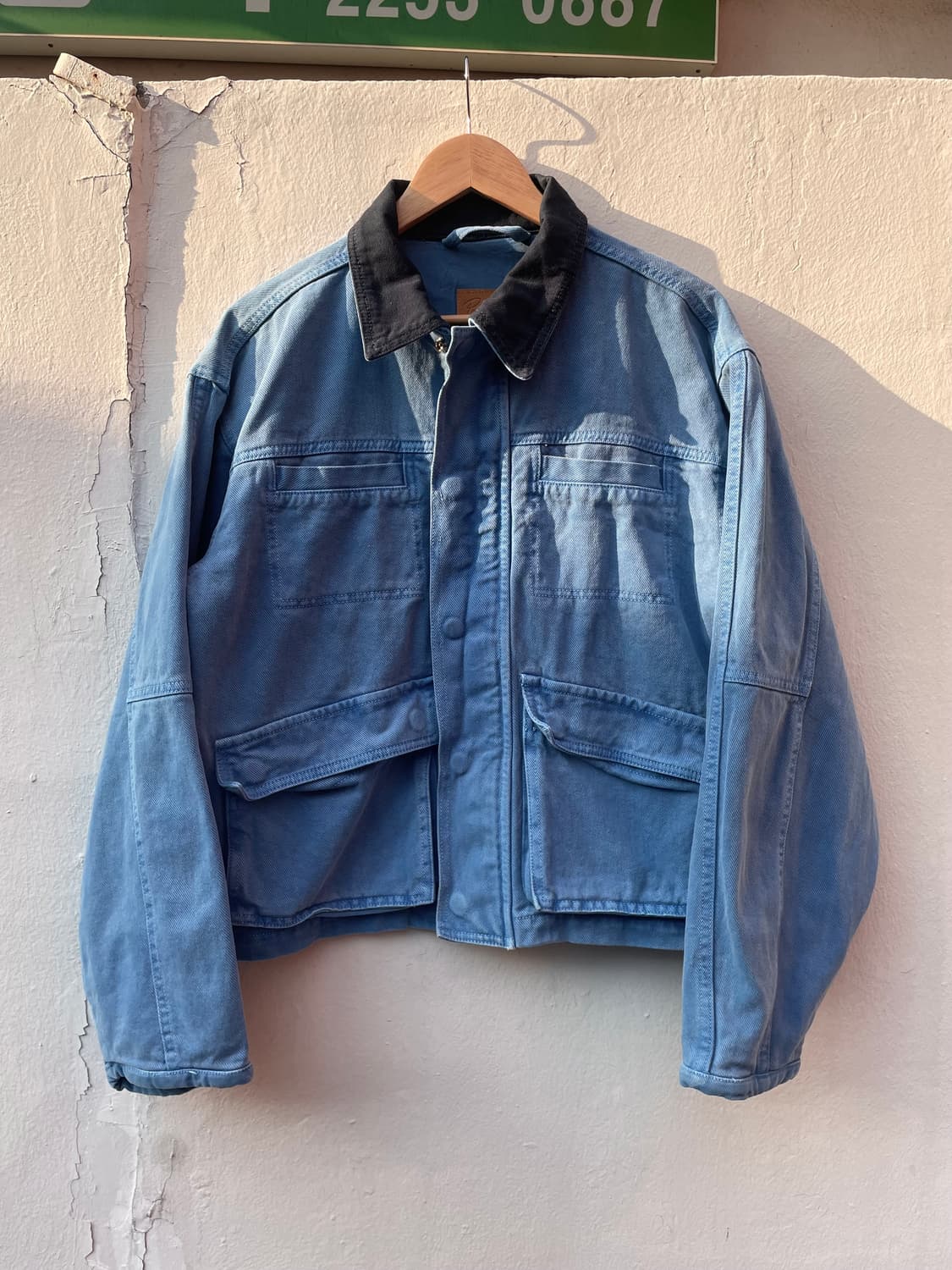 빈티지 스카이블루 워크자켓 상품이미지4
