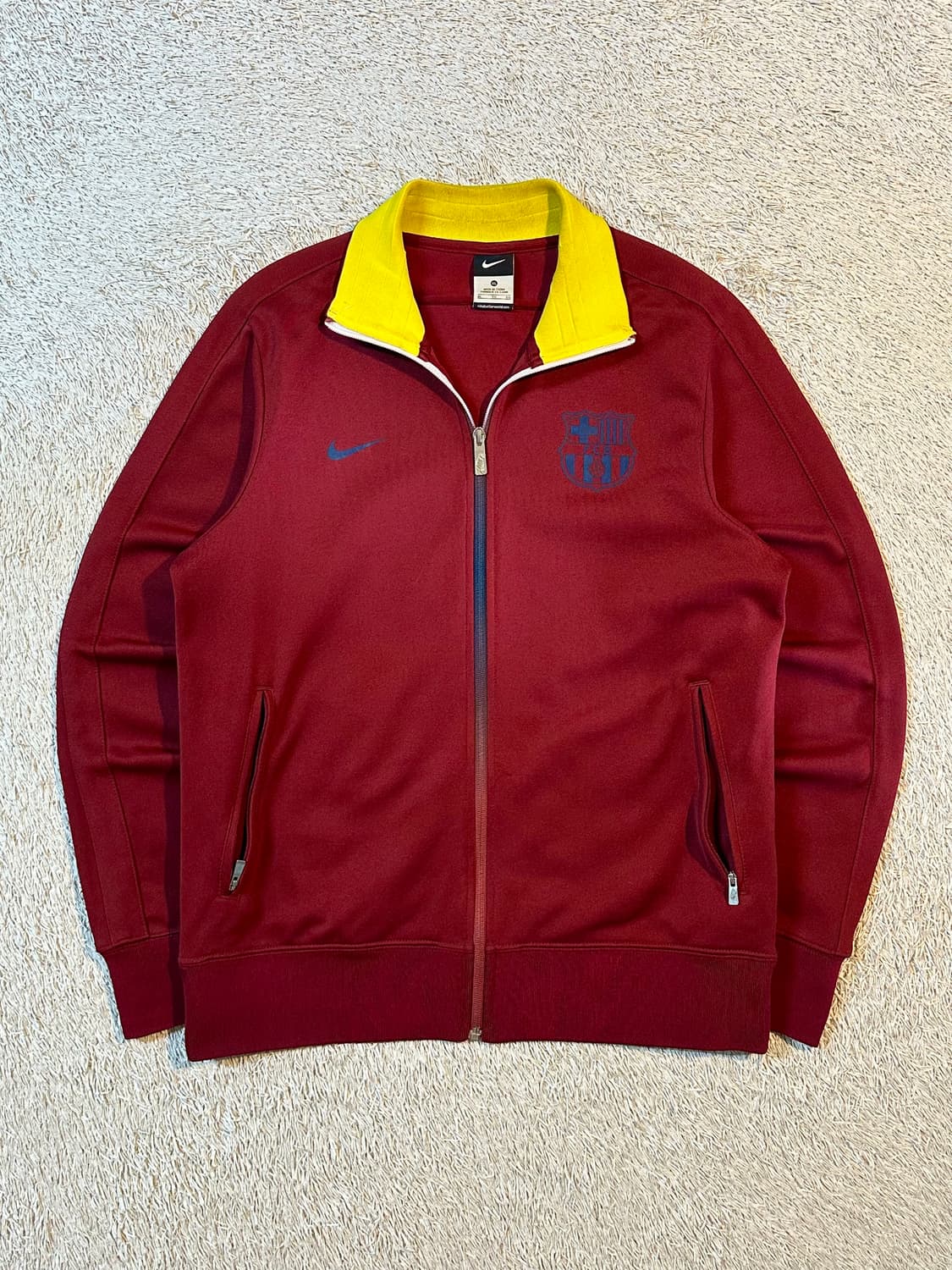 나이키 바르셀로나 BARCA 사이드라인 트랙탑 져지 버건디 상품이미지1