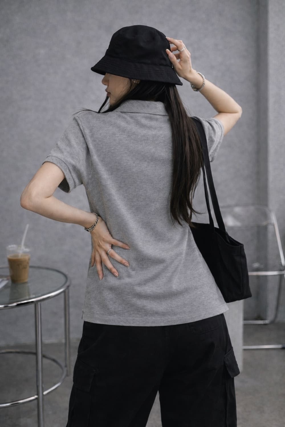 꼼데가르송 플레이 하트 로고 폴로 티셔츠 상품이미지2