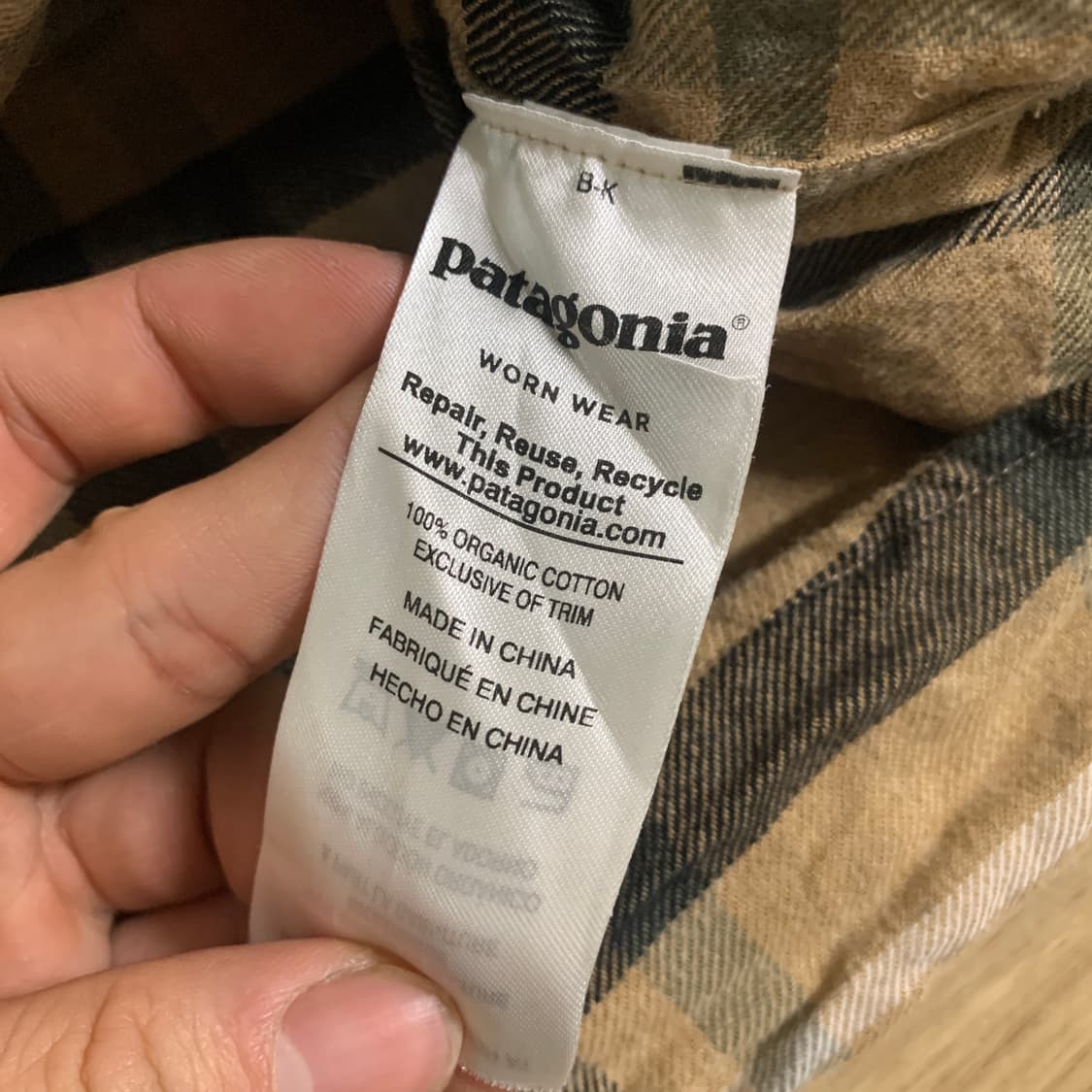 L)Patagonia 파타고니아 체크 셔츠 상품이미지6