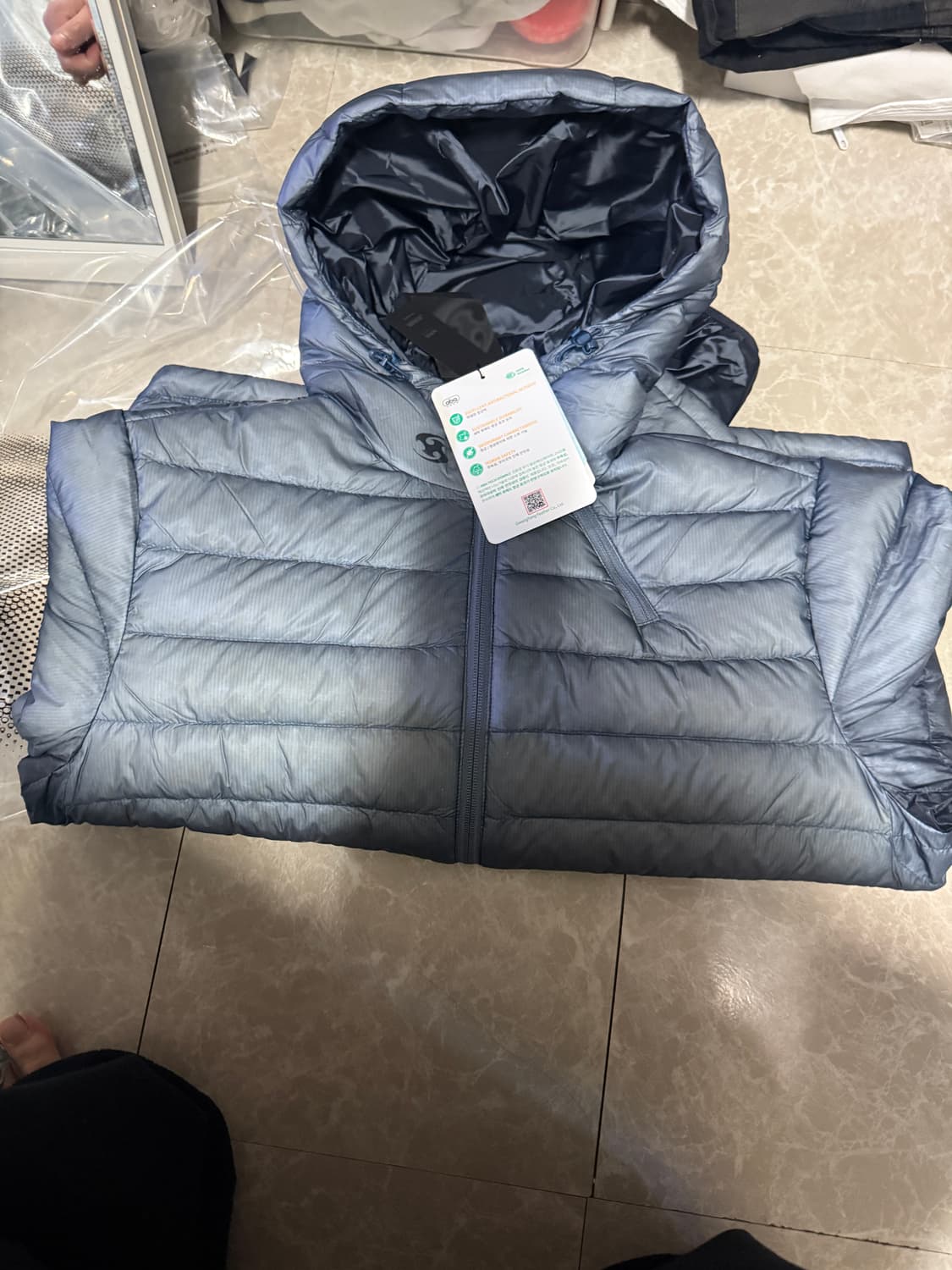 2사이즈 산산기어 25FW 서픽스 푸퍼 네이비 상품이미지1