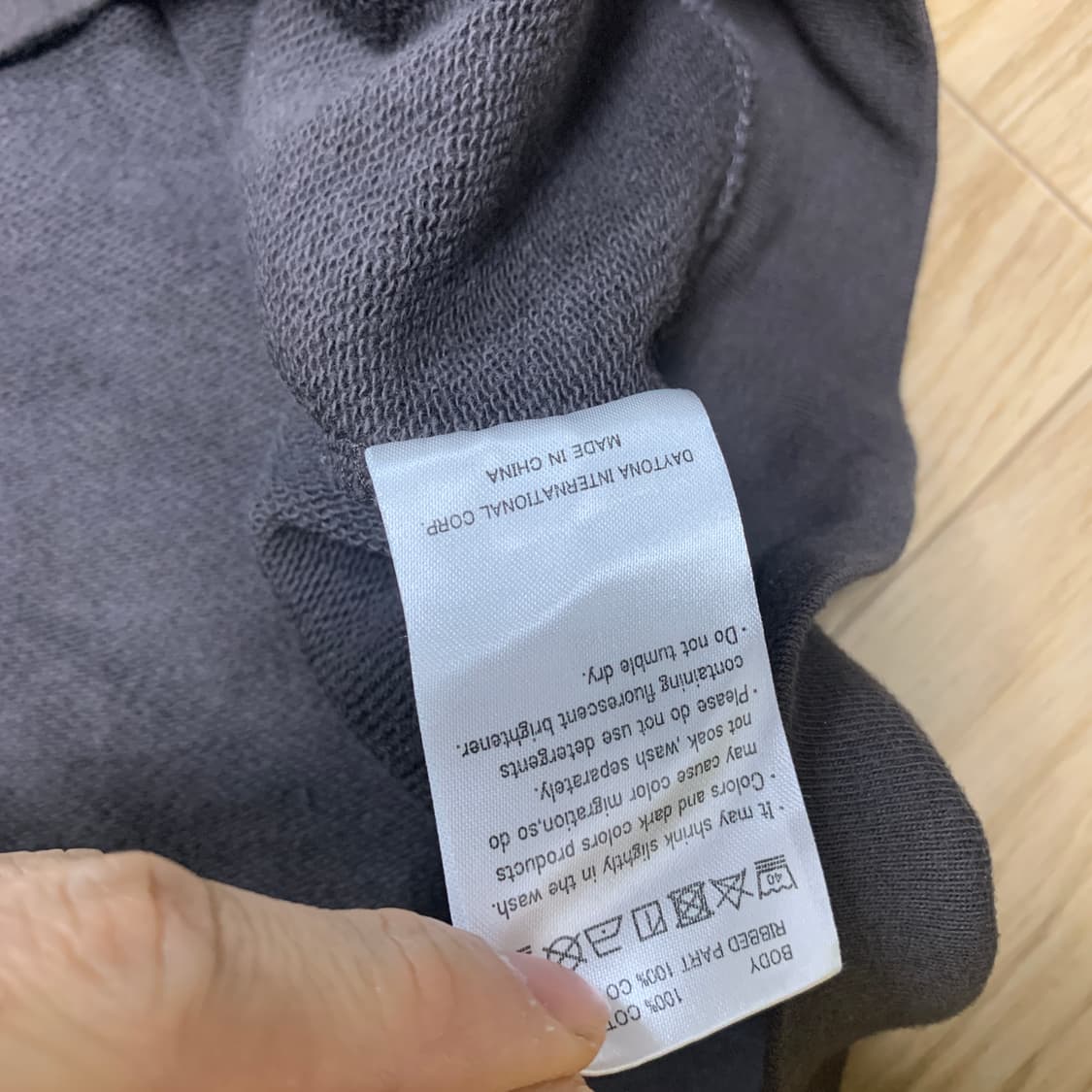 M)Number(n)ine 넘버나인 오버사이즈 후드티 상품이미지4