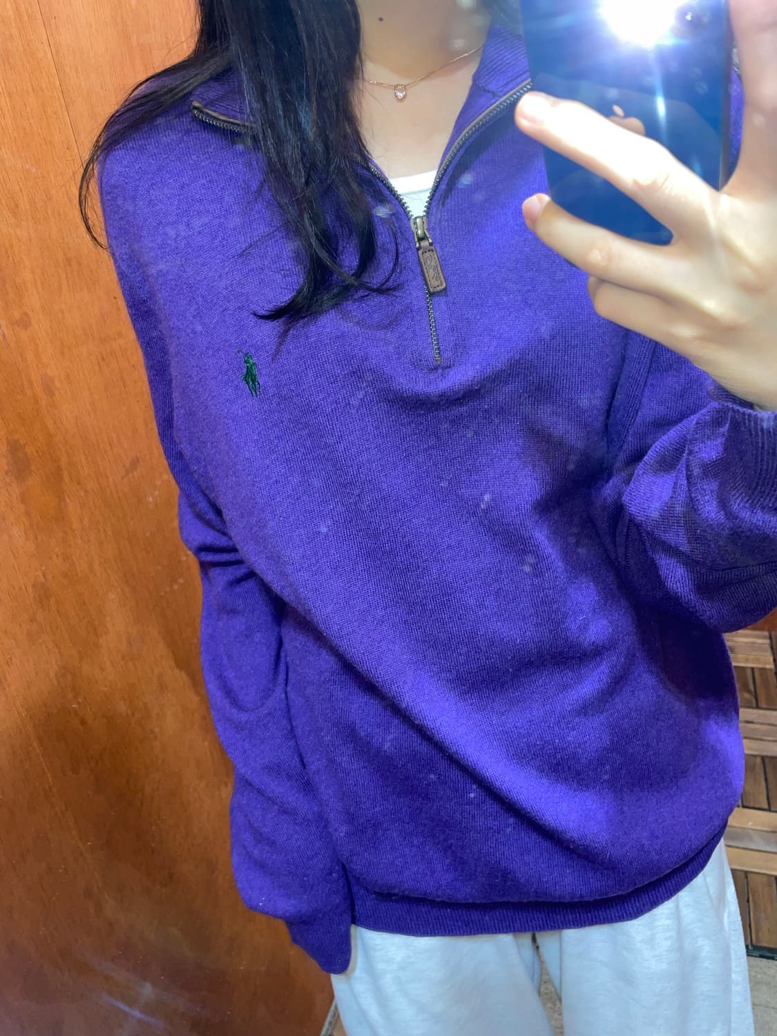 (XL) POLO 폴로 랄프로렌 반집업 니트 상품이미지2