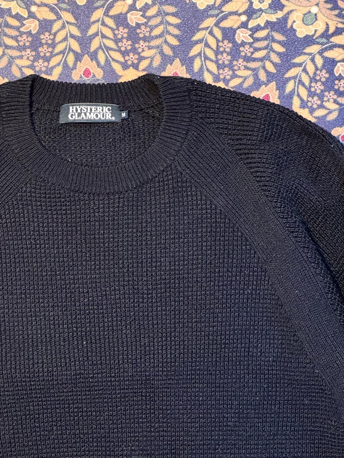 히스테릭 글래머 와플 풀오버 래글런 니트 상품이미지4