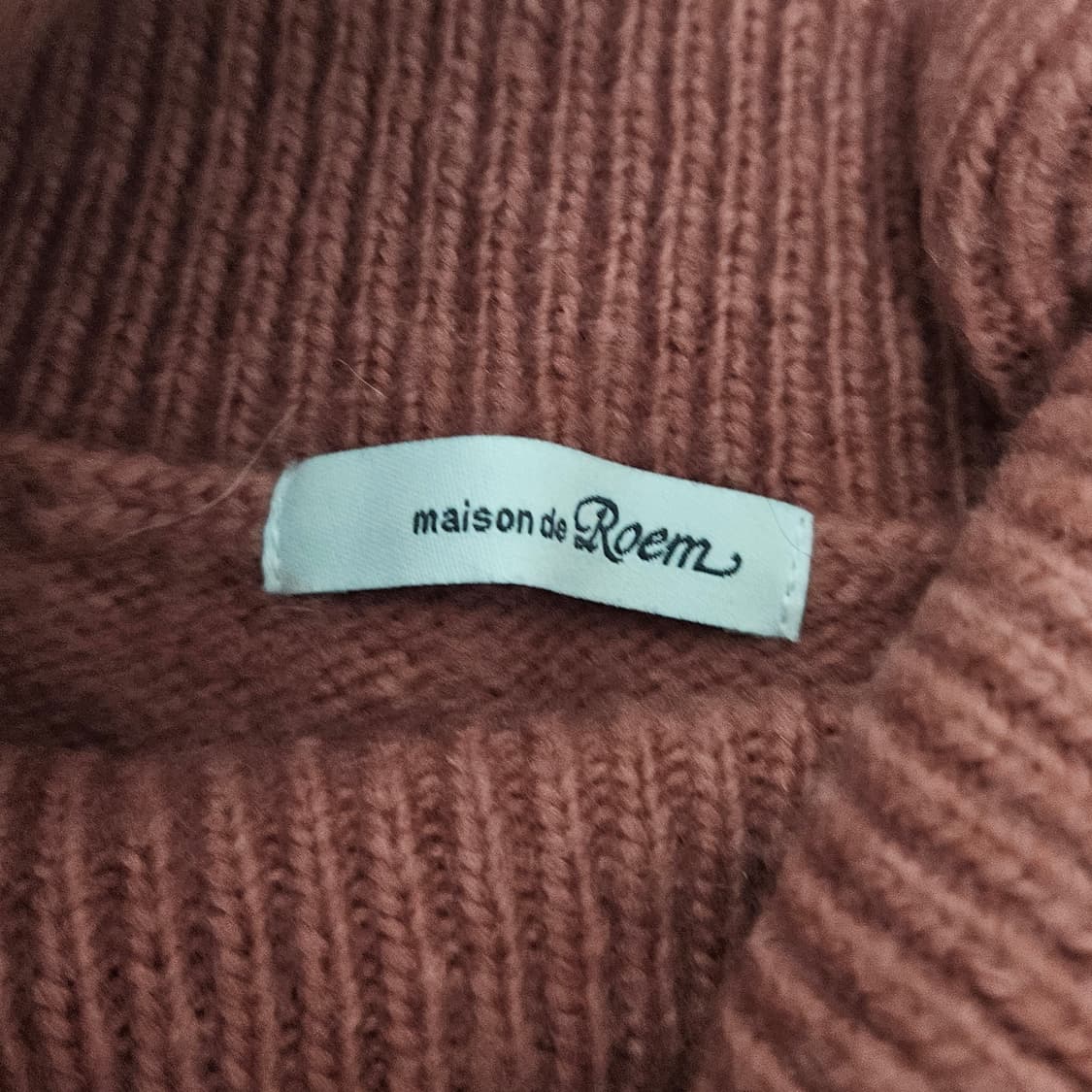 로엠 진핑크 폴라 니트 상품이미지7