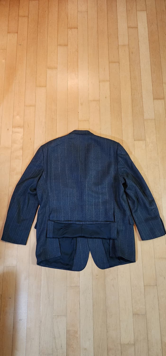 버버리 진그레이 헤링본 모직자켓 3XL(하자) 상품이미지5