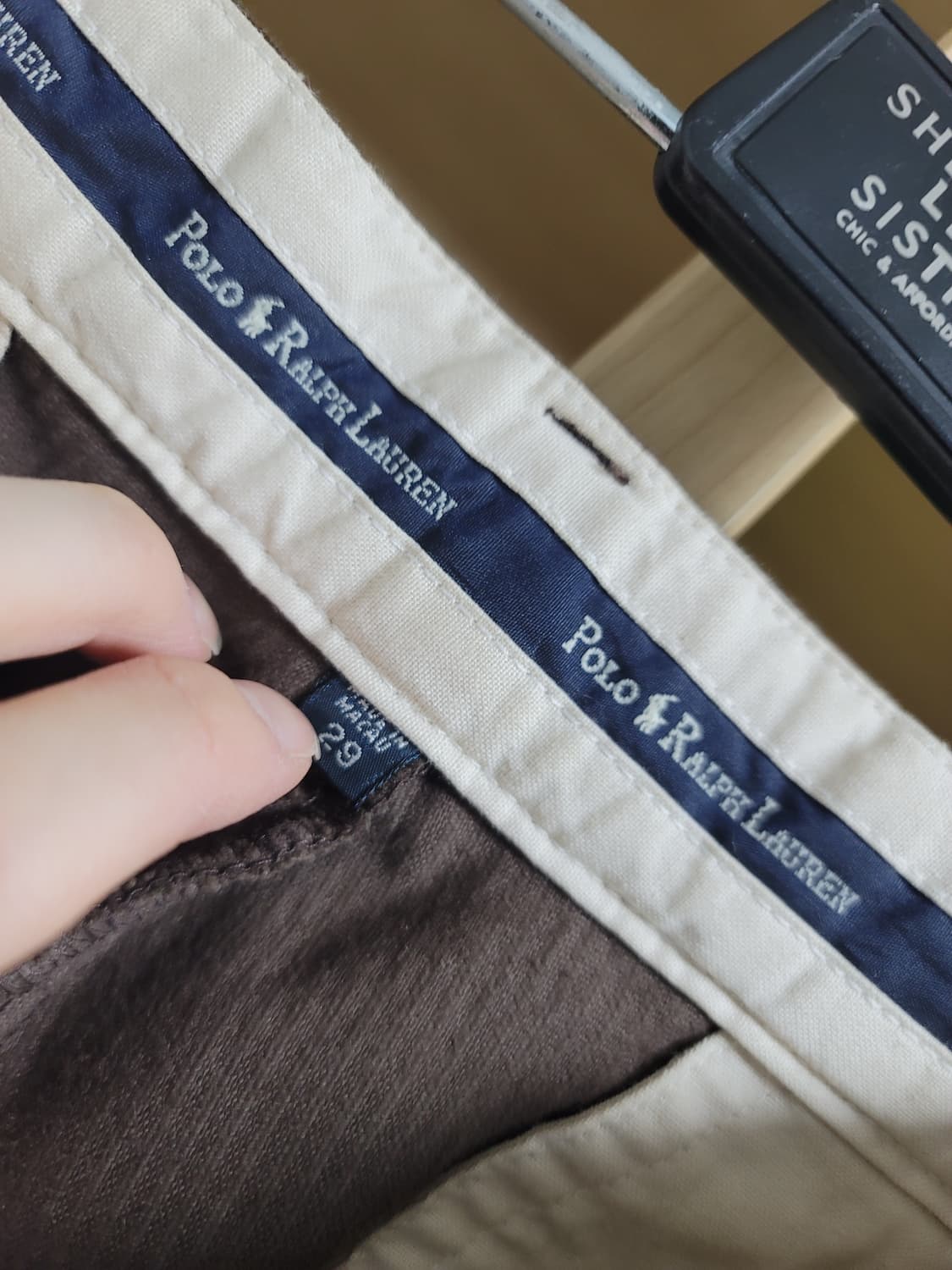 90년대 빈티지 폴로 앤드류 팬츠 코듀로이 다크브라운 상품이미지3