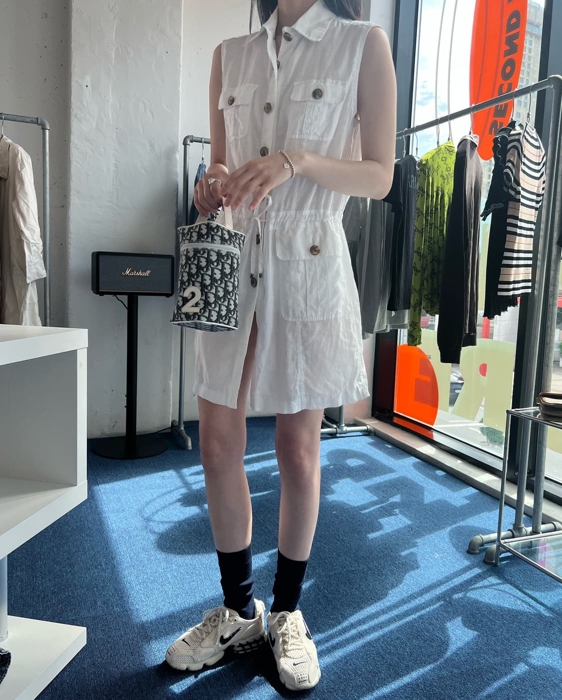 버버리 리넨 원피스 상품이미지2