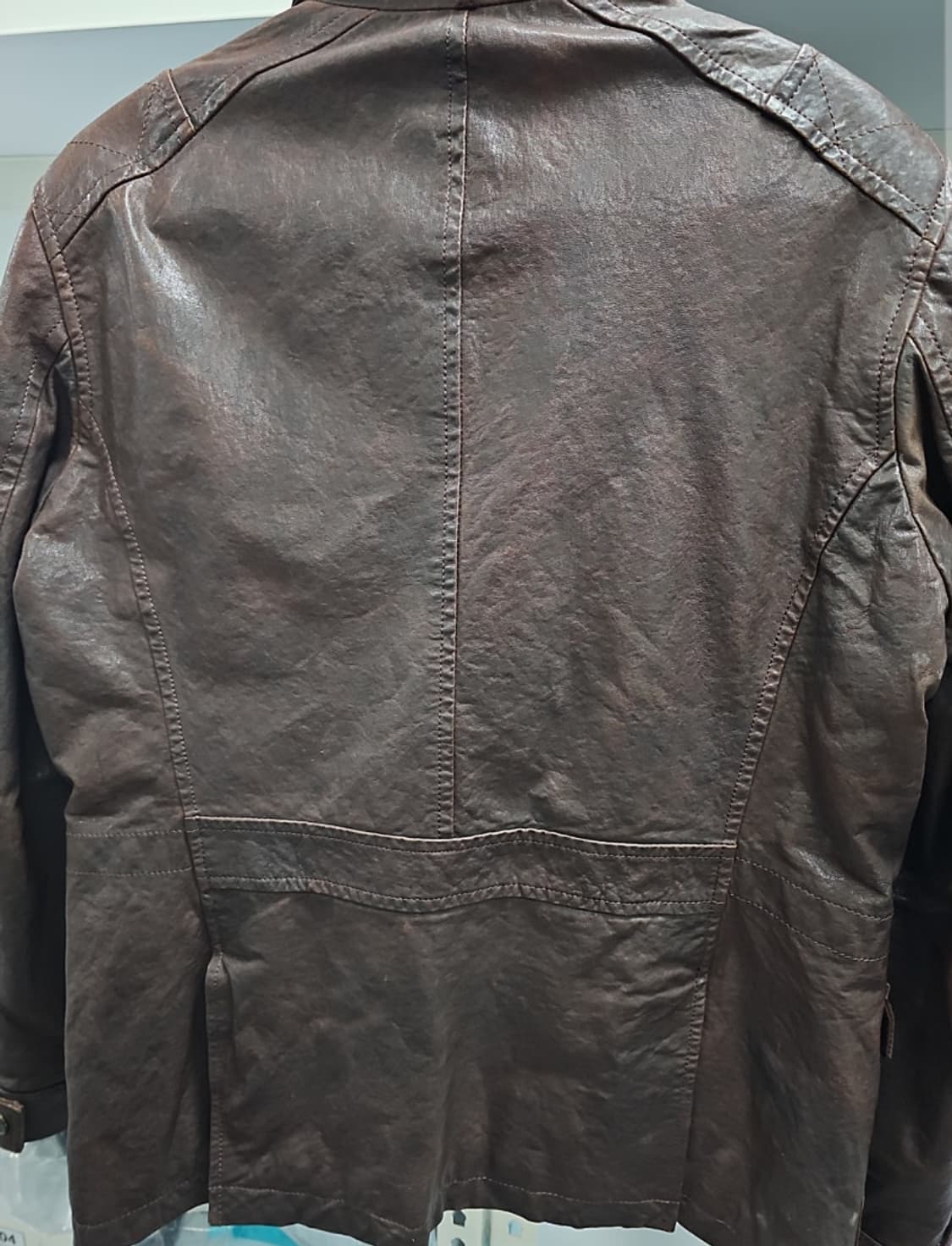 킨록 정품 남성 가죽자켓 가죽 잠바 100사이즈 팝니다 상품이미지3