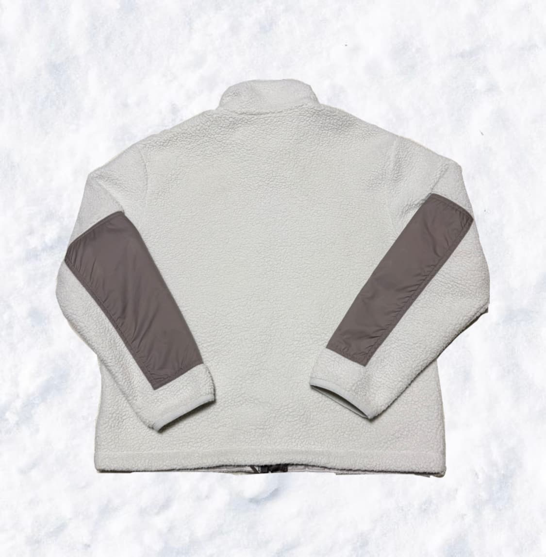 나이키 화이트 모카 투웨이 쉐르파 후리스 상품이미지2