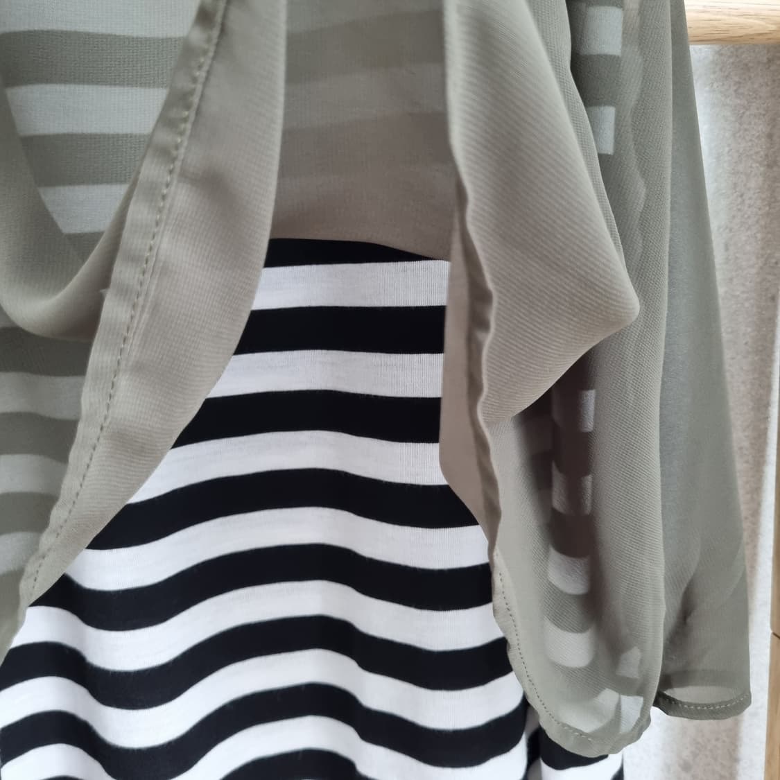 JPN Layered Stripe  sleeveless 상품이미지4