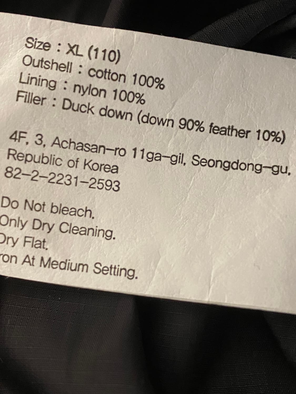 유니폼브릿지 다운 패딩 자켓 상품이미지6