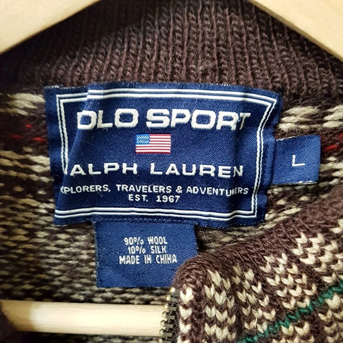 랄프로렌 POLO SPORT 울 실크 니트 자켓 상품이미지2