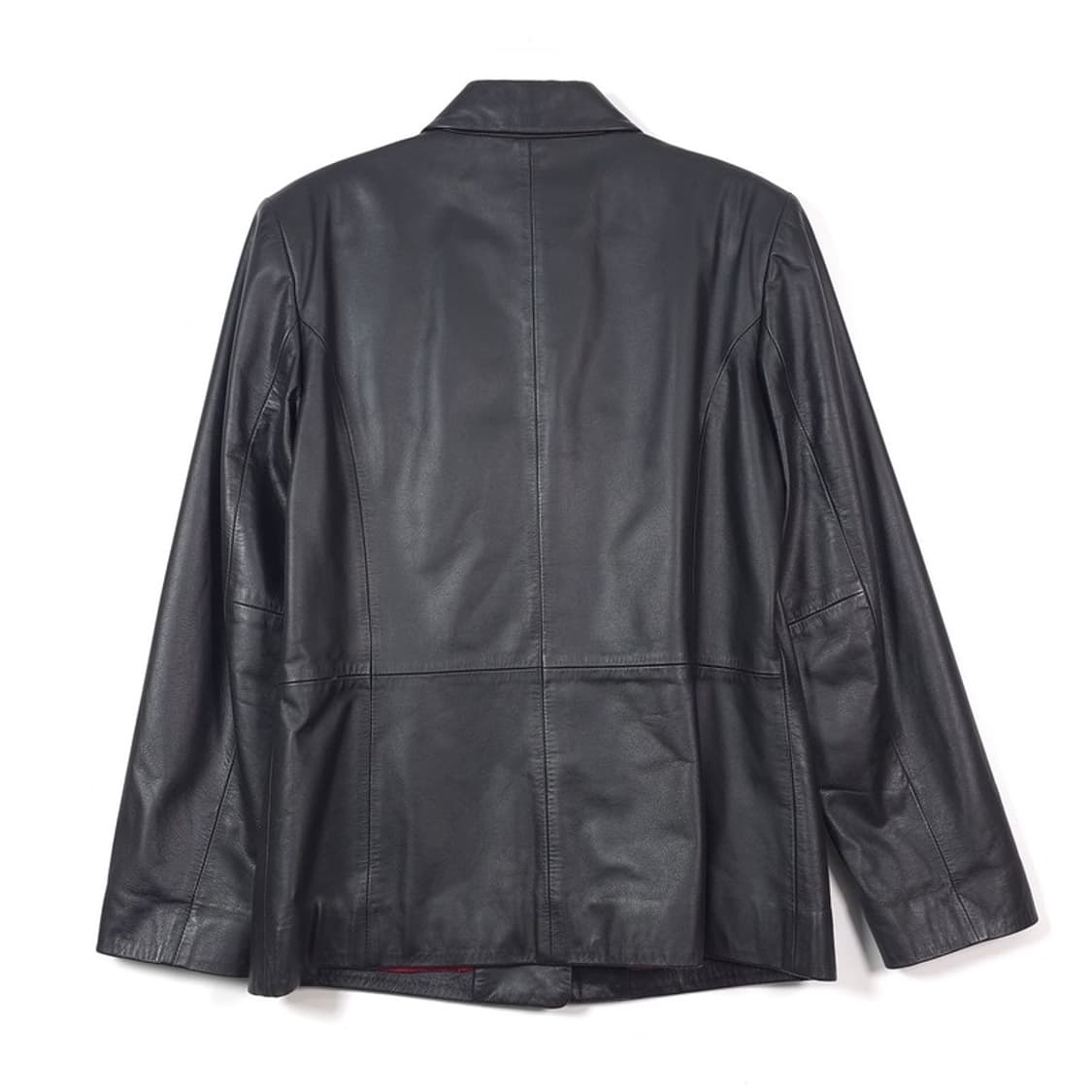 빈티지 천연 가죽 4버튼 블레이저 상품이미지2