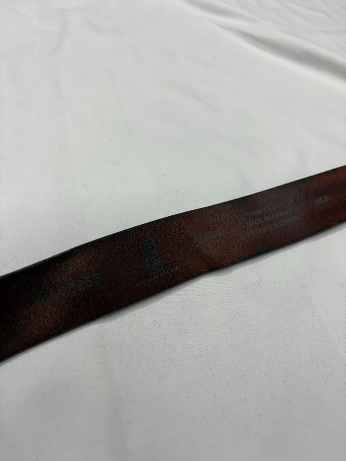 리바이스 빈티지  웨스턴 브라운 레더 금장 버클 벨트 Levi’s 상품이미지4