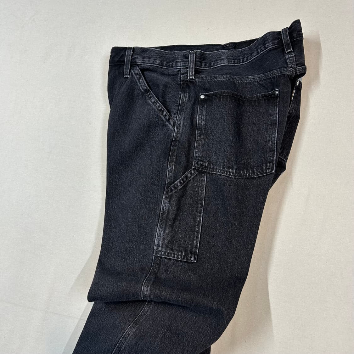 36inch) 리바이스 실버탭 블랙 카펜터 데님 팬츠 배기핏 상품이미지7