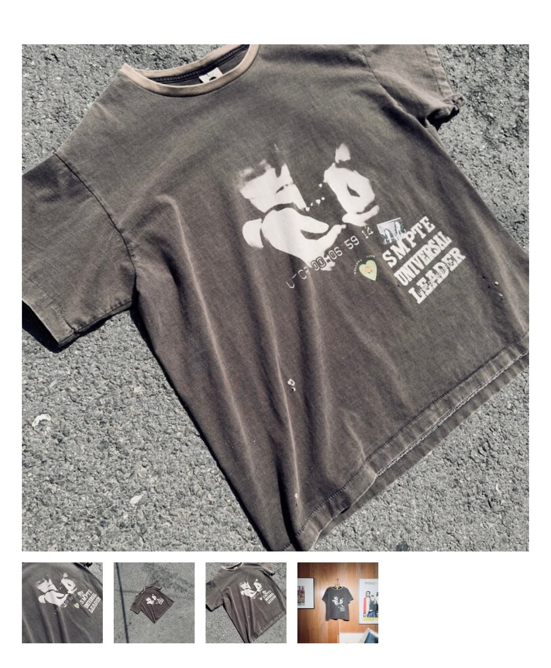 도넛리벤지 cm logo 티셔츠 3사이즈 상품이미지1