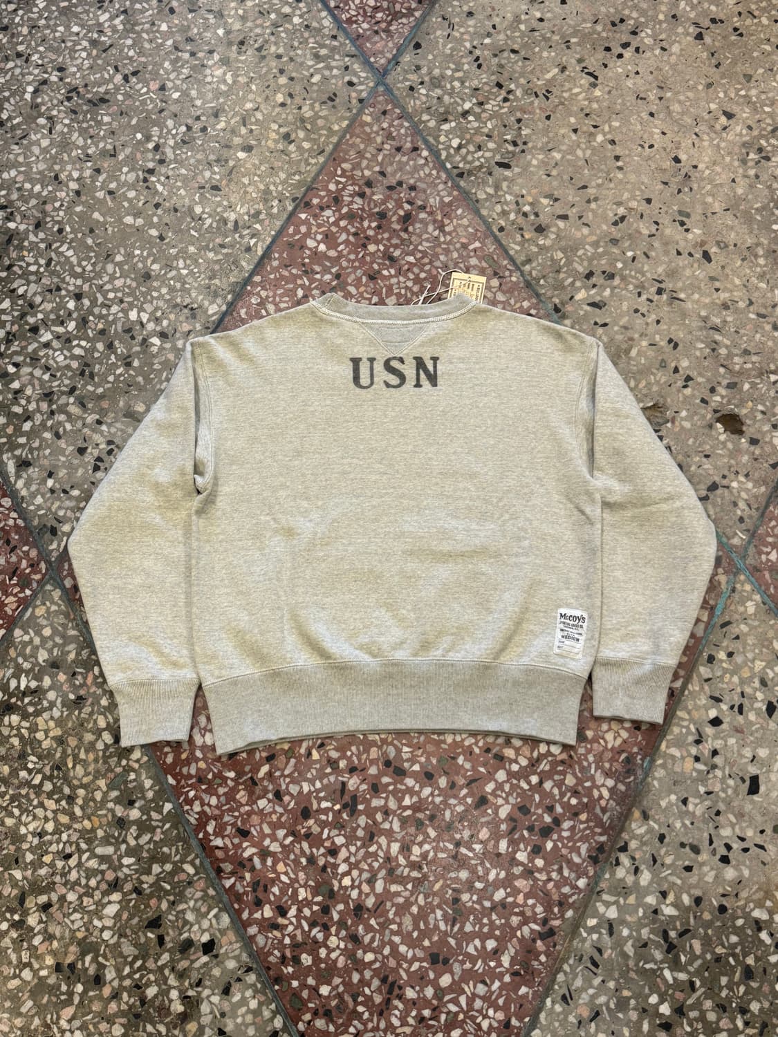 리얼맥코이 USN 스웻셔츠 (M) 상품이미지1